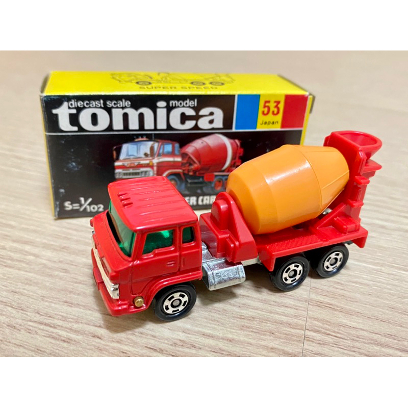 Tomica 日製 黑盒 53 水泥車 mixer car