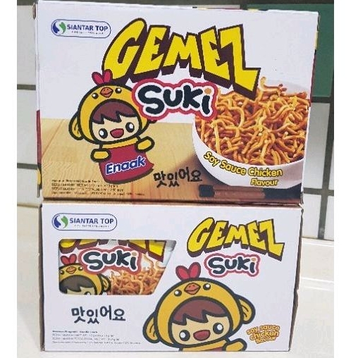 印尼 SUKI 韓式小雞麵 12包/盒(30gx12包) 獨立包裝 隨手包 小雞麵 小雞點心麵 點心麵