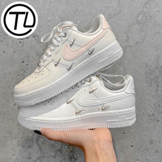 🇰🇷韓國連線購入 NIKE AIR FORCE1 AF1 小金勾 泫雅同款 粉 白 FV8110-181