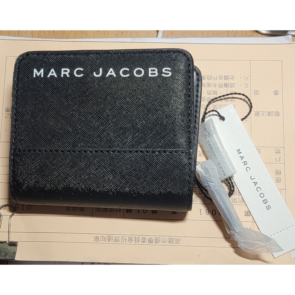 Marc Jacobs  MJ 防刮短夾 防水 零錢包 女用皮夾  中夾
