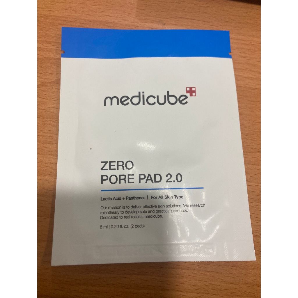 medicube_zero毛孔爽膚棉2.0（2片/包） 旅行小樣 台灣公司貨 效期 20250501