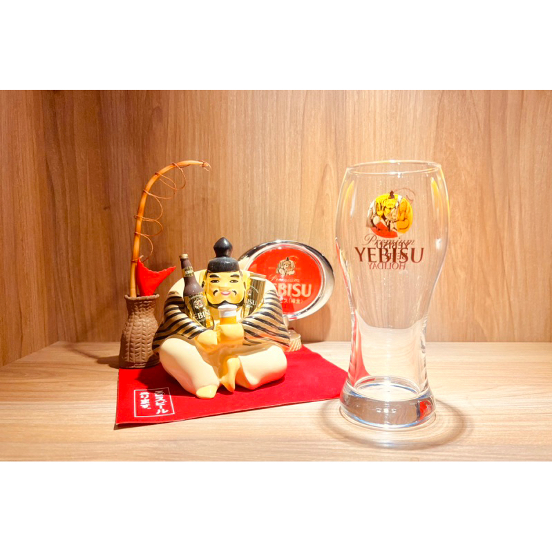 【 shower’s 】惠比壽啤酒 YEBISU Holiday啤酒節限定logo 福神啤酒杯 全新正品 日本帶回