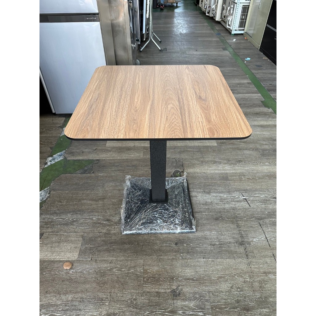 吉田二手傢俱❤全新2尺方桌 餐桌 商業桌 咖啡桌 工作桌 洽談桌 會議桌 書桌 辦公桌 2人桌 木面 岩板