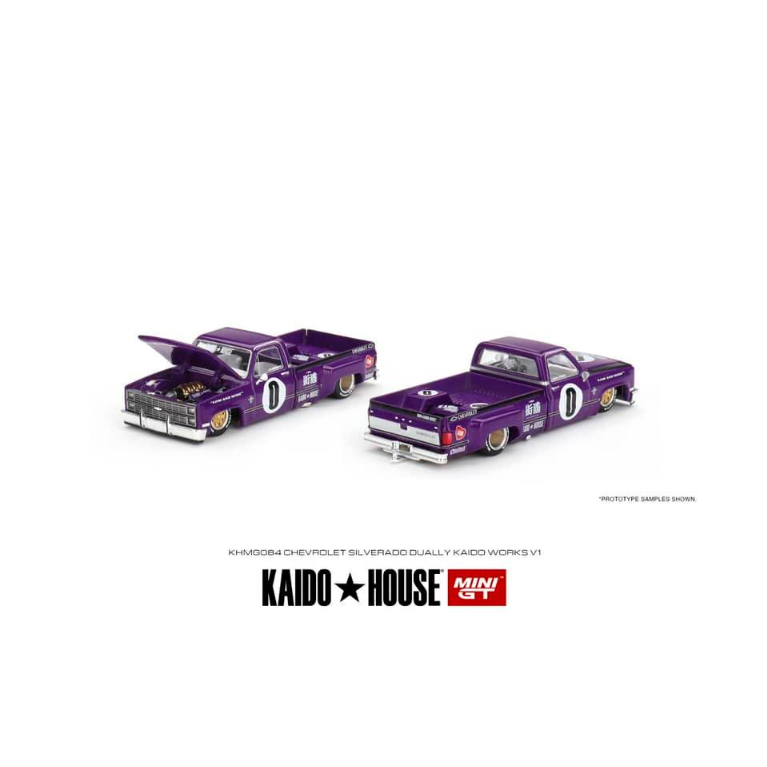 (小賈車庫) MINI GT KAIDO HOUS Chevrolet Silverado Dually #84