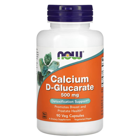 Calcium D-Glucarate葡萄糖酸鈣-NOW Foods-500 mg,90錠