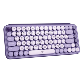 Logitech 羅技 POP KEYS 無線機械鍵盤 茶軸 星暮紫