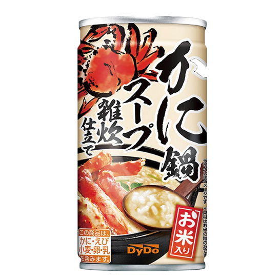 ✿白手起家✿【有發票】日本 Dydo 博多雜炊粥 185g 螃蟹粥 螃蟹蔬菜風味 罐頭粥 米粥 即食米