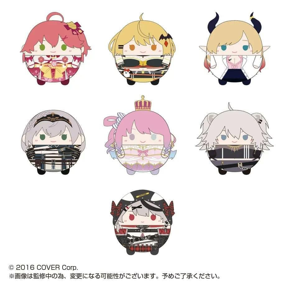 現貨 Hololive ふわコロりん4 球型 娃娃 櫻巫女 夜空梅露 癒月巧可 白銀諾艾爾 姬森露娜 獅白牡丹 沙花叉