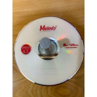 售Melody 8X 4.7G DVD-R片 空白燒錄片 空白光碟片