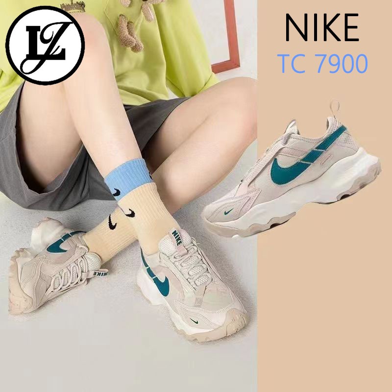 韓國代購 Nike TC 7900 反光 米白 白黑 米綠色 厚底增高老爹鞋 DD9682-100 DD9682-110