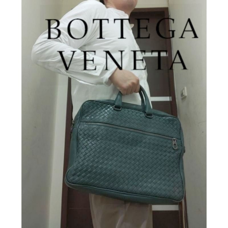 ㊣✨ Bottega Veneta ✨寶緹嘉 BV 小牛皮 編織 手提 上班族 商務 公事包/二手包/二手精品/保證正品