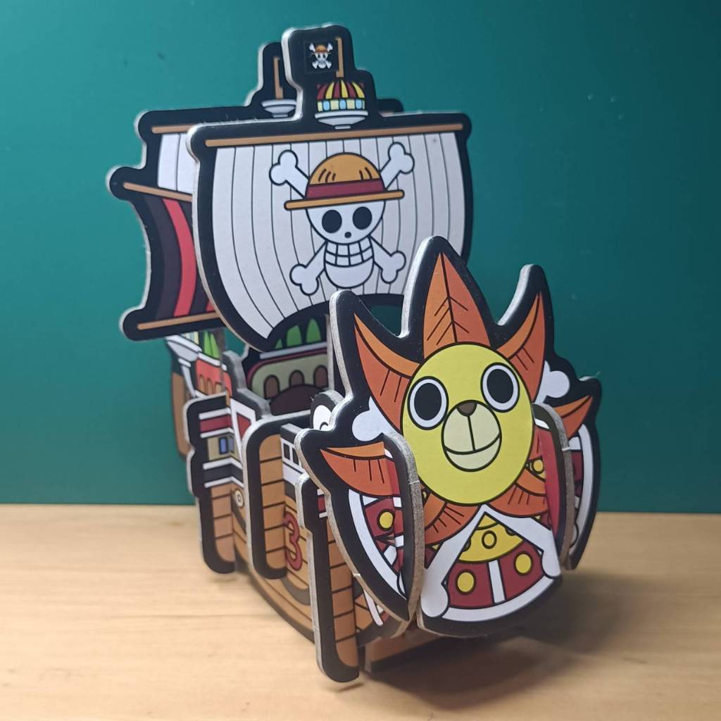 航海王 海賊王 One Piece / 千陽號 / 桌上小物 造型置物架 / 動畫 漫畫 動漫 / DIY 紙板