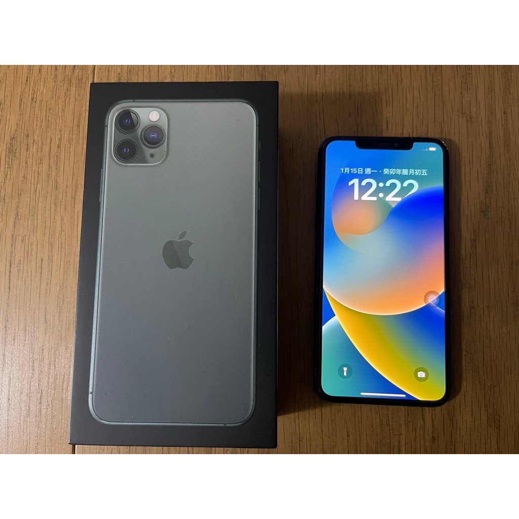 iPhone 11 PRO MAX 64GB 綠(有盒,84%) (非蘋果11/11PRO/12/13/14手機)