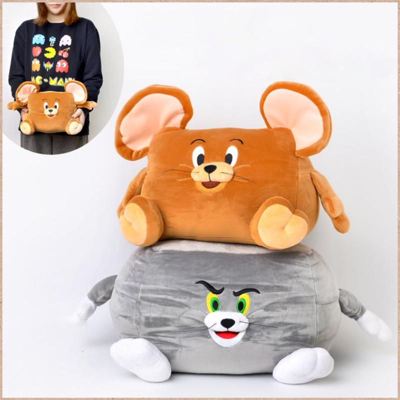 【湯姆貓與傑利鼠】🇯🇵日本｜抱枕 娃娃 玩偶 Tom &amp; Jerry 湯姆貓 傑利鼠 正版