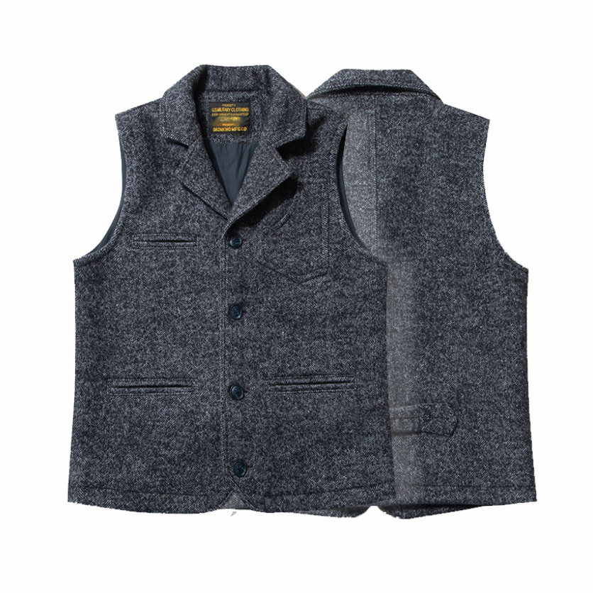 PUNX VEST 古著羊毛重磅英倫背心【 PUNX 】