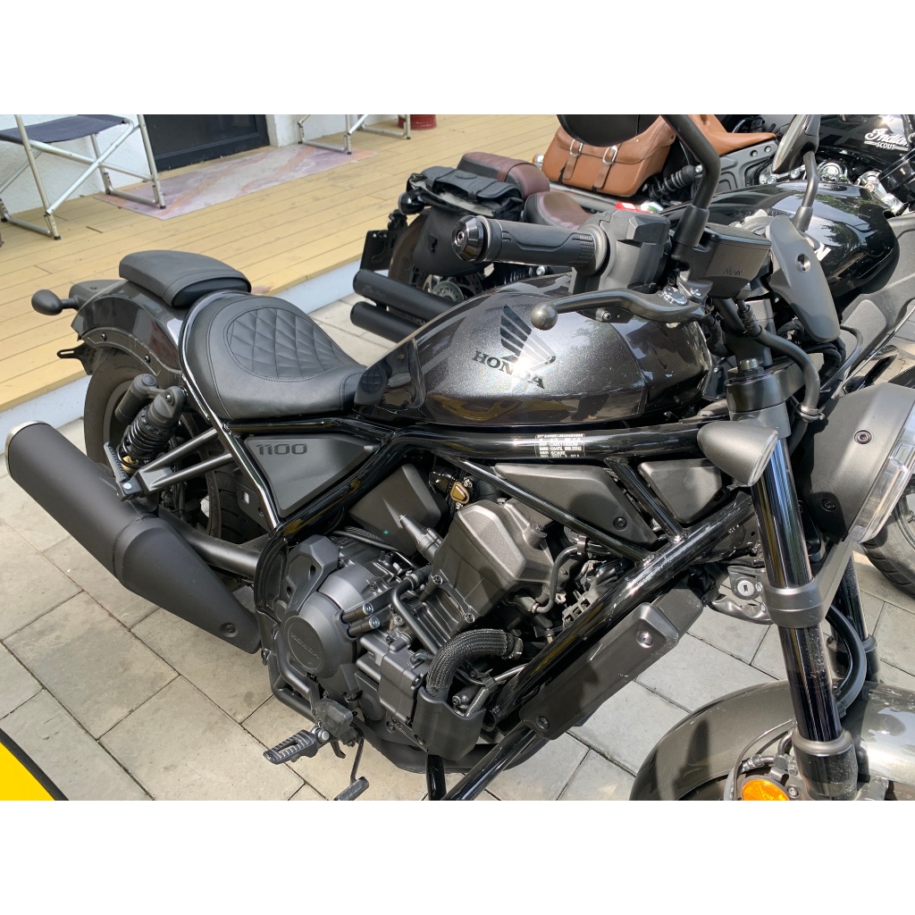 Rebel 1100T坐墊包 適用於 Honda 叛逆者500改裝雙針縫紉坐墊 Rebel250  Rebel 1100