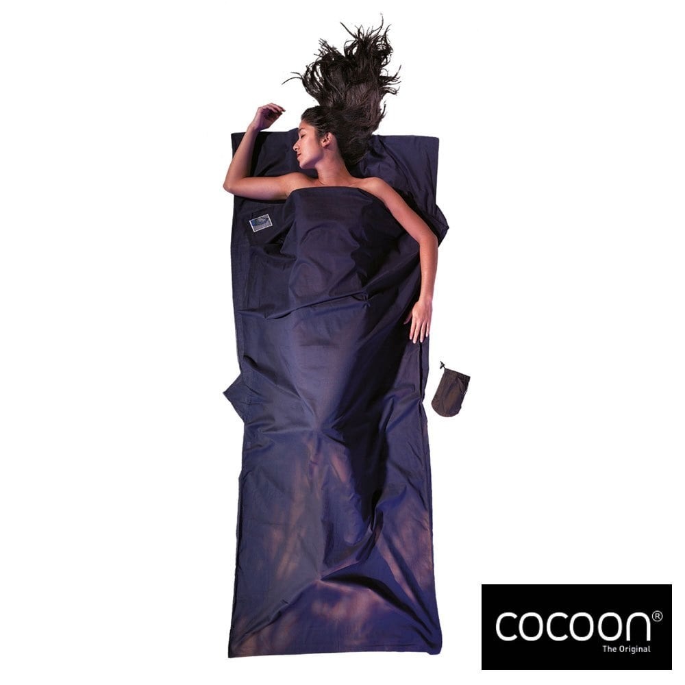 【COCOON】旅行睡袋內套-單人『藏藍』ECT24