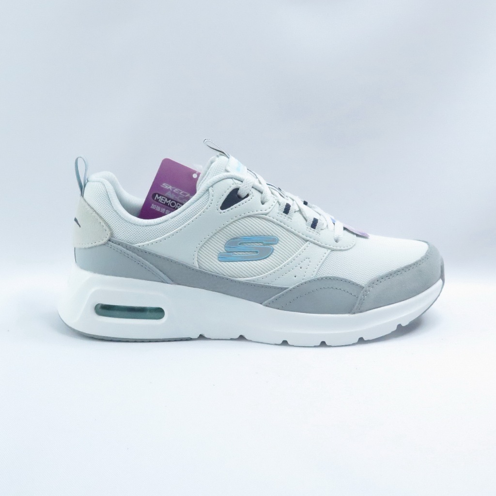 Skechers 150075LBMT 女款休閒鞋 SKECH-AIR COURT RA 白/灰【iSport愛運動】