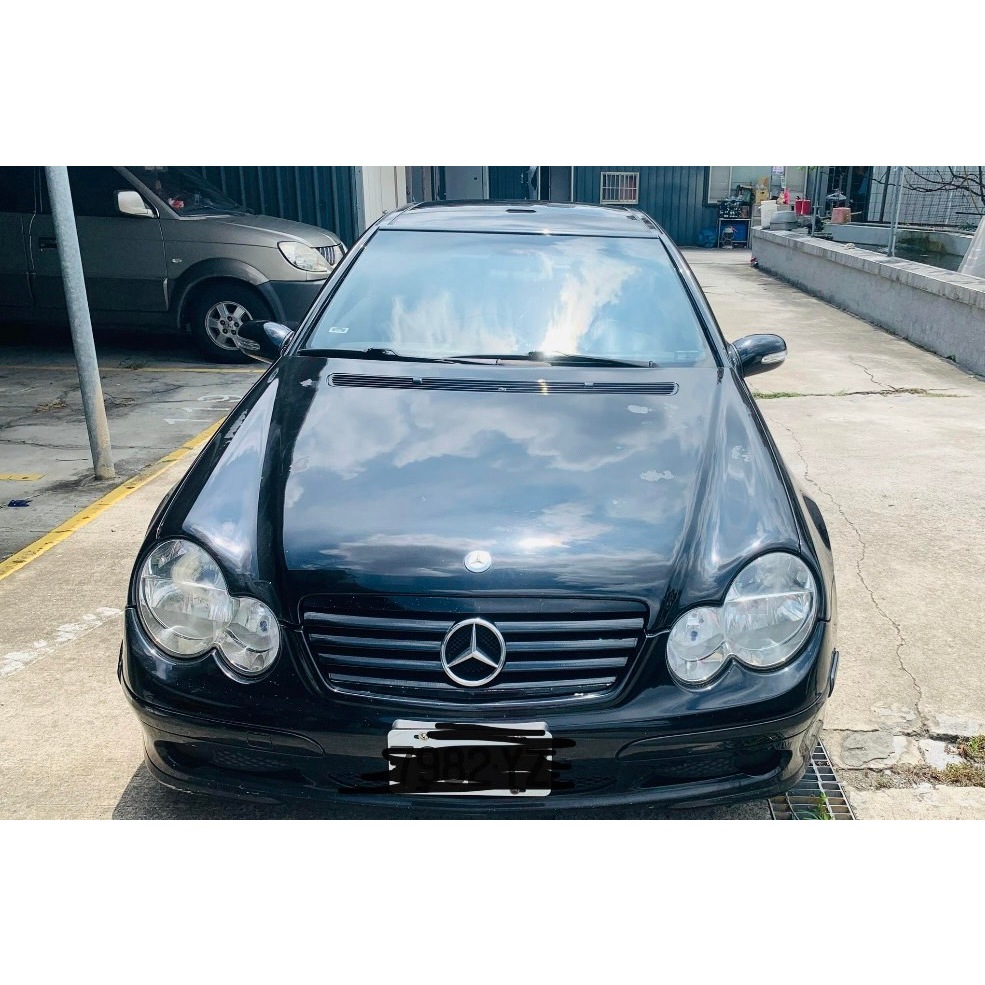 🔥2002 賓士"Mercedes-benz C230 1.8 黑🔥可配合銀行貸款  可私下分期