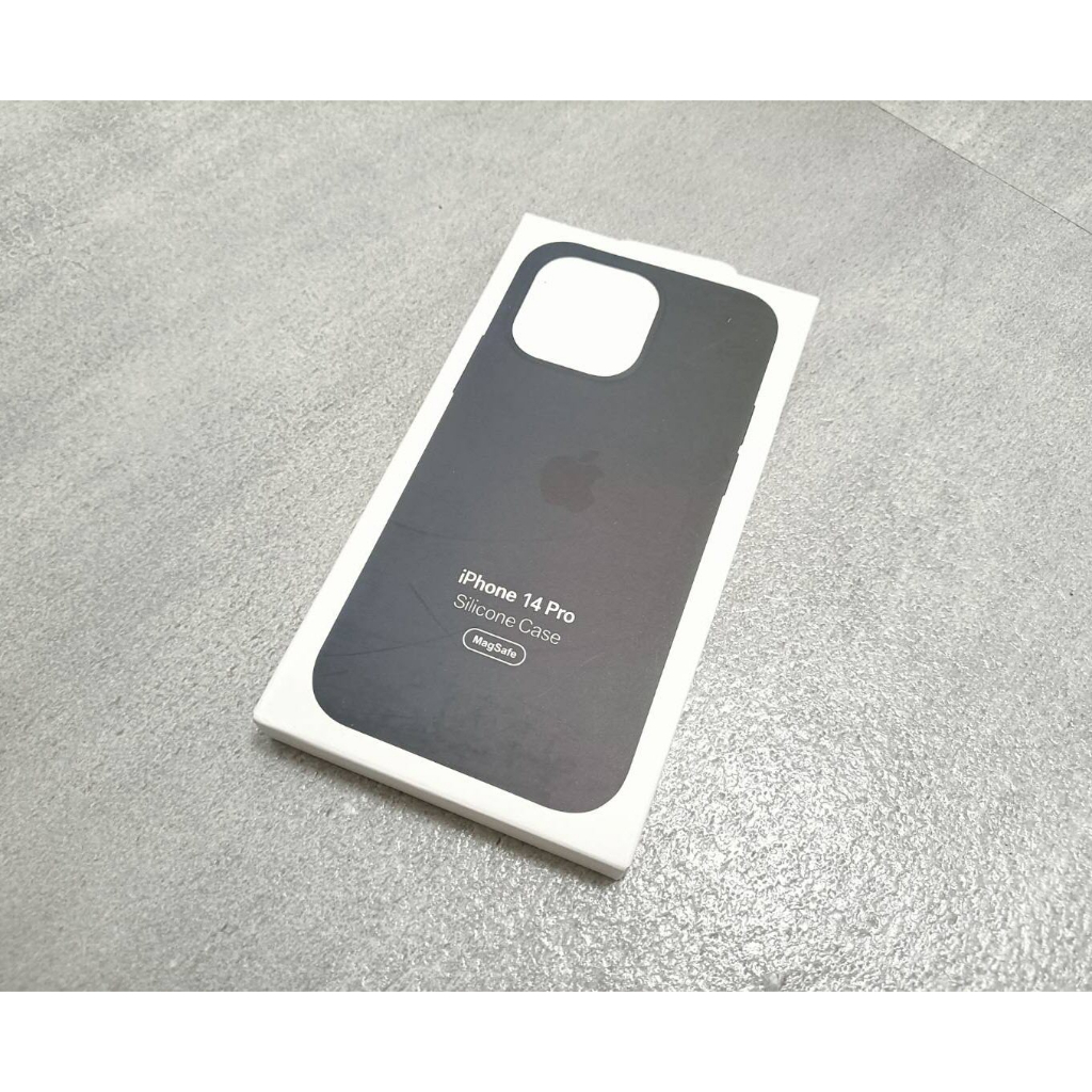午夜黑色! Apple原廠矽膠保護殼 iPhone 14 Pro 6.1吋用【蘋果園】全新正貨 MagSafe