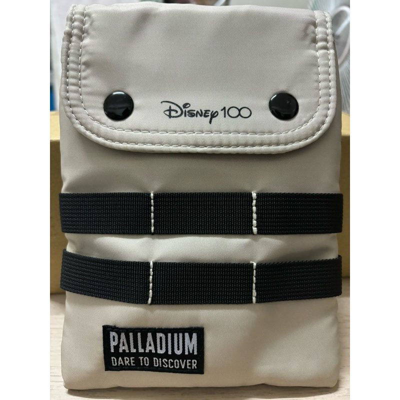全新！Palladium &amp; Disney 聯名/奶茶色側背小包/斜背小包
