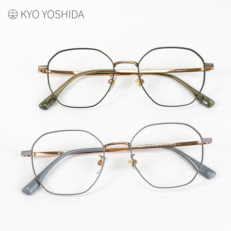 Kyo Yoshida V60063 吉田京眼鏡｜復古方框純鈦眼鏡 男生女生品牌眼鏡框【幸子眼鏡】