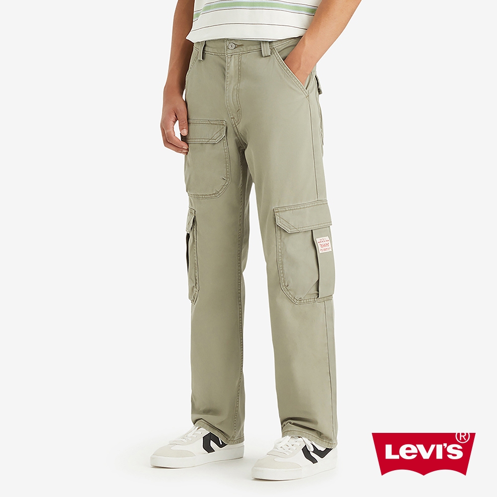 LEVI'S Workwear工裝系列男款STAYLOOSE多蓋袋設計工裝褲 A7368-0001 人氣新品