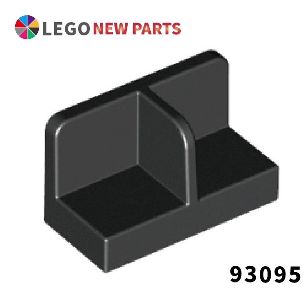 【COOLPON】正版樂高 LEGO Panel 1x2x1 93095 18971 轉角磚 壁板 6115086 黑色