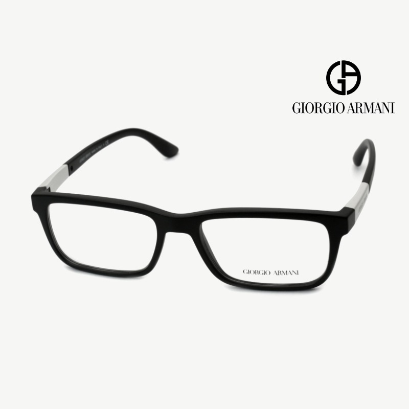 Giorgio Armani AR7070 喬治亞曼尼品牌眼鏡｜潮流輕款個性黑色方框眼鏡 男生品牌眼鏡框【幸子眼鏡】
