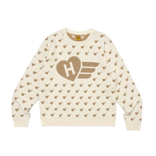 全新 HUMAN MADE 24SS HEART KNIT SWEATER 愛心 滿版 字型 針織 毛衣 衛衣