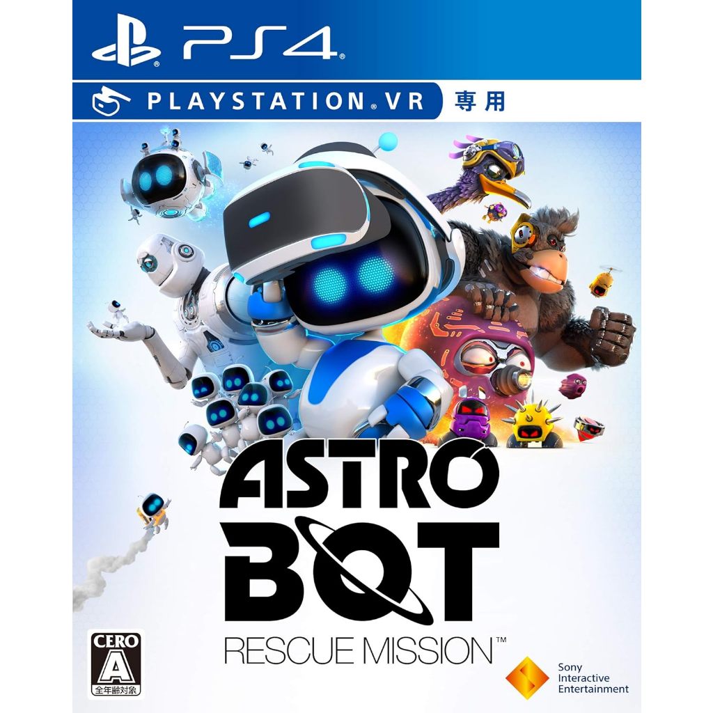 PS4　太空機器人 救援任務 ASTRO BOT (PlayStation VR 專用)　純日版 二手品