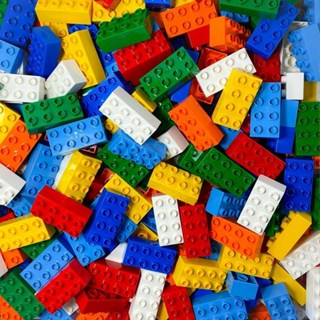 10個一組【台中翔智積木】LEGO 樂高 DUPLO 得寶零件補充 3011 Brick 2x4 基本磚隨機出貨