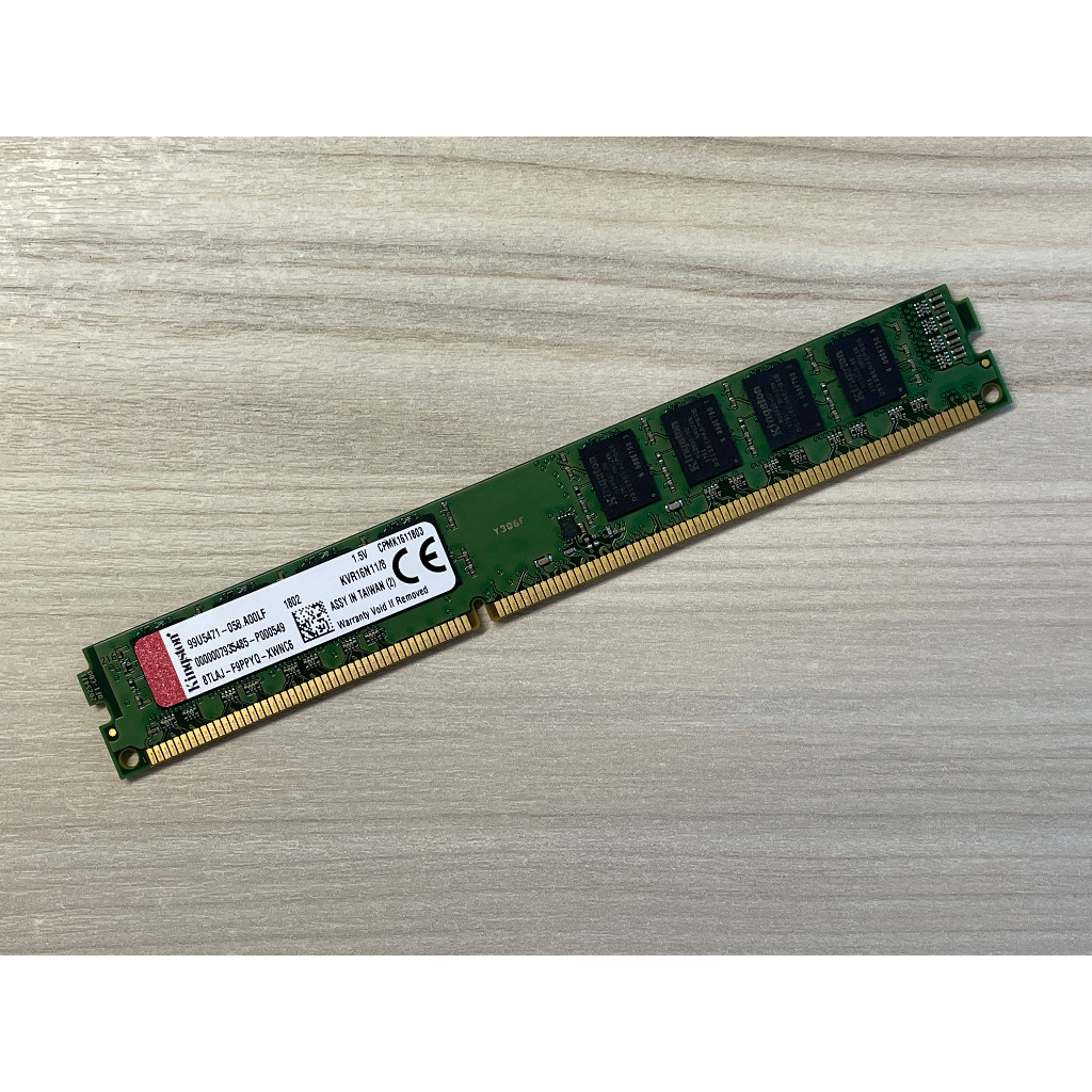 【現貨不用等】金士頓 Kingston 8G️B DDR3 1600 桌上型記憶體/終身保固