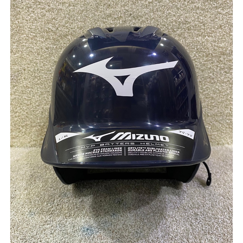 = 水 運動用品 = Mizuno 硬式用打擊頭盔 (深藍) 380434.5151