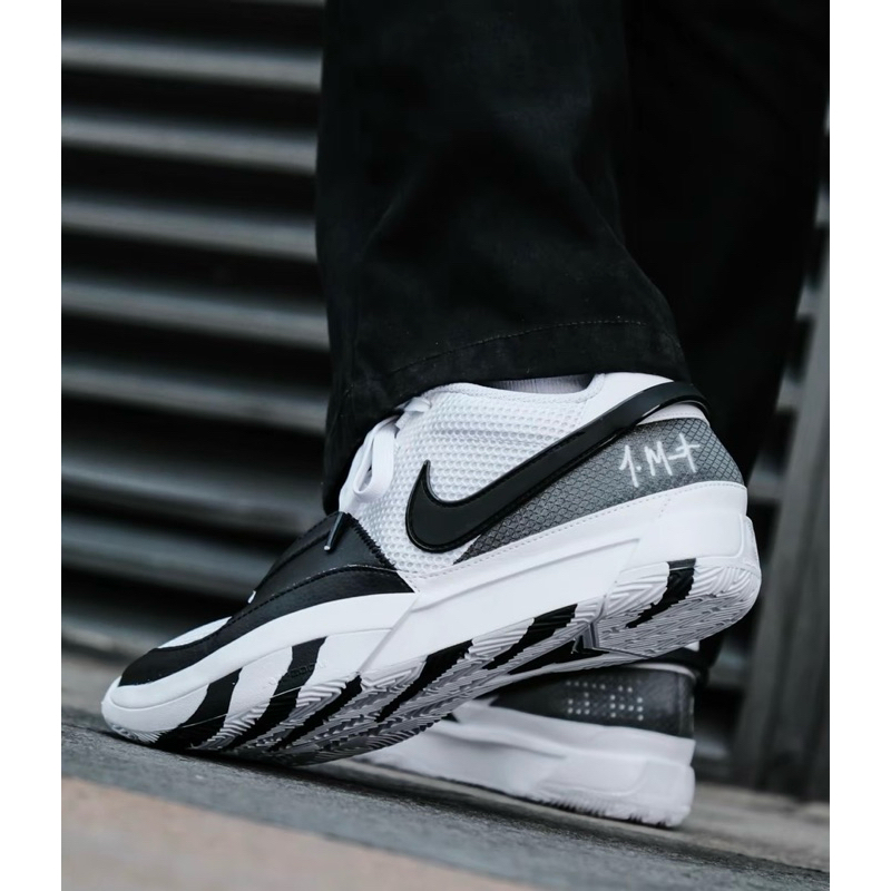 男款 Nike Ja 1 Ep 籃球鞋 休閒鞋 氣墊 Kobe5 平替 科比 爪痕 白色李小龍 DR8786-101
