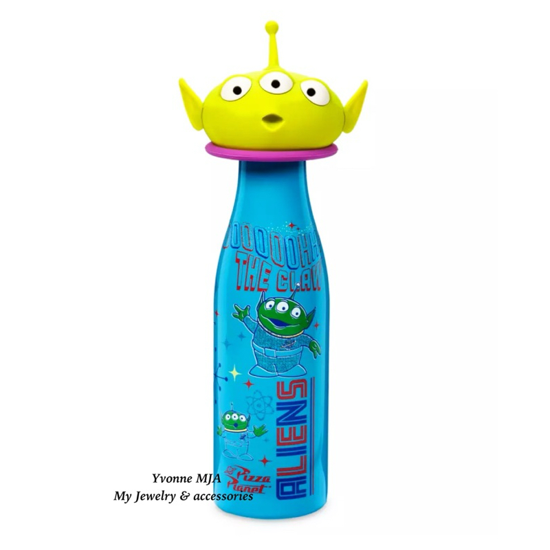 Yvonne MJA 美國迪士尼Disney 正版商品預購區 玩具總動員三眼怪外星人不鏽鋼水瓶