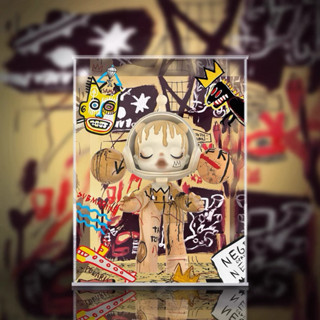 《Yao 挖寶趣》POP MART MEGA A SKULLPANDA 400% 巴斯奎特 設計師公仔 專用展示盒