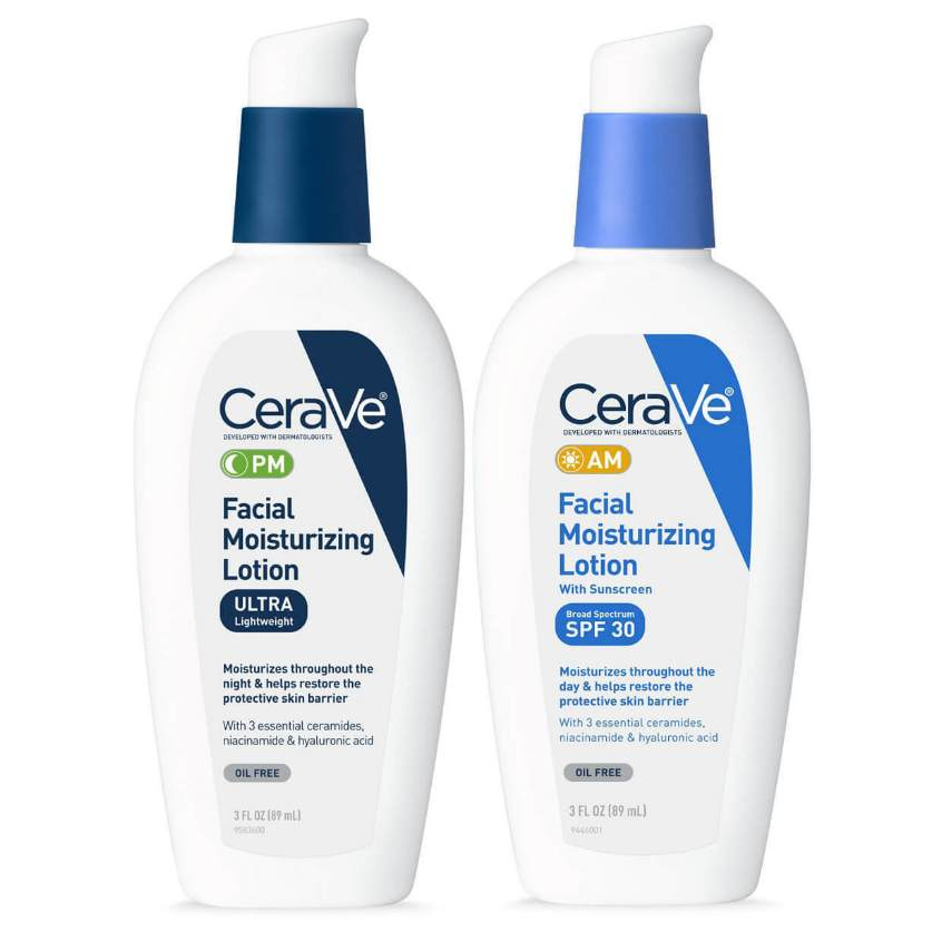 預購 CeraVe PM AM Facial Moisturizing Lotion with Sunscreen