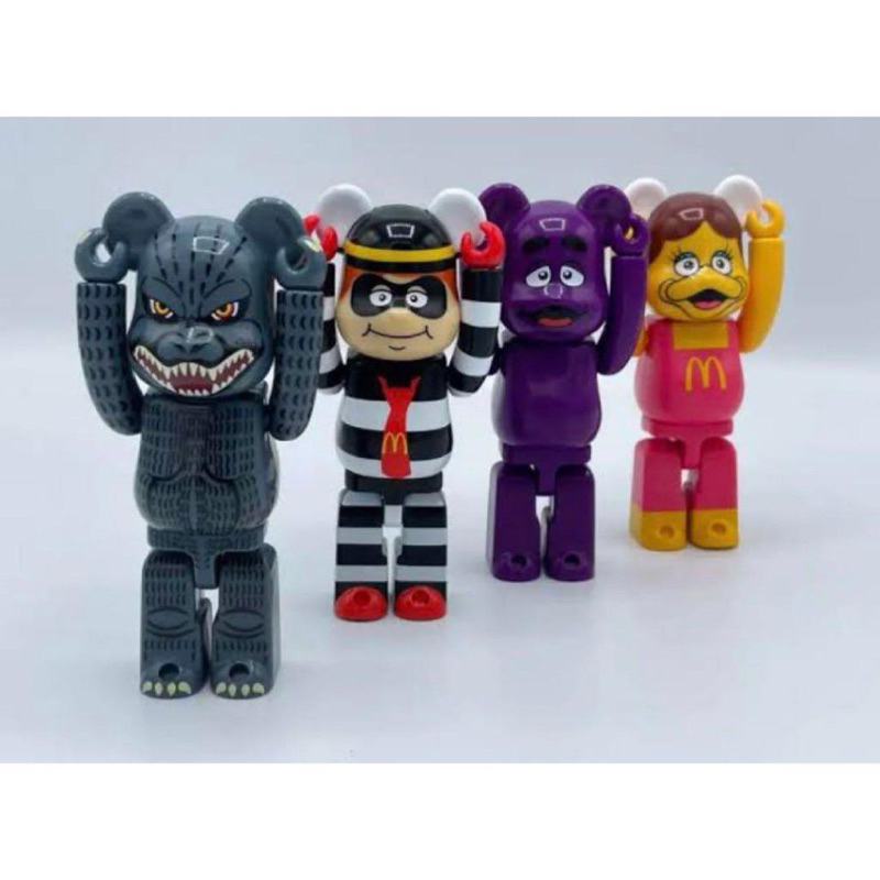 【惑星商店】日本bearbrick 哥吉拉 麥當勞聯名 150% 公仔 三方聯名款 整組販售