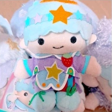 𝓹.𝓼𝓸𝓾𝓭三麗鷗 雙星仙子 雙子星 Kiki 草莓 娃娃 玩偶 樂園 別針 日本 限定 絕版 稀有