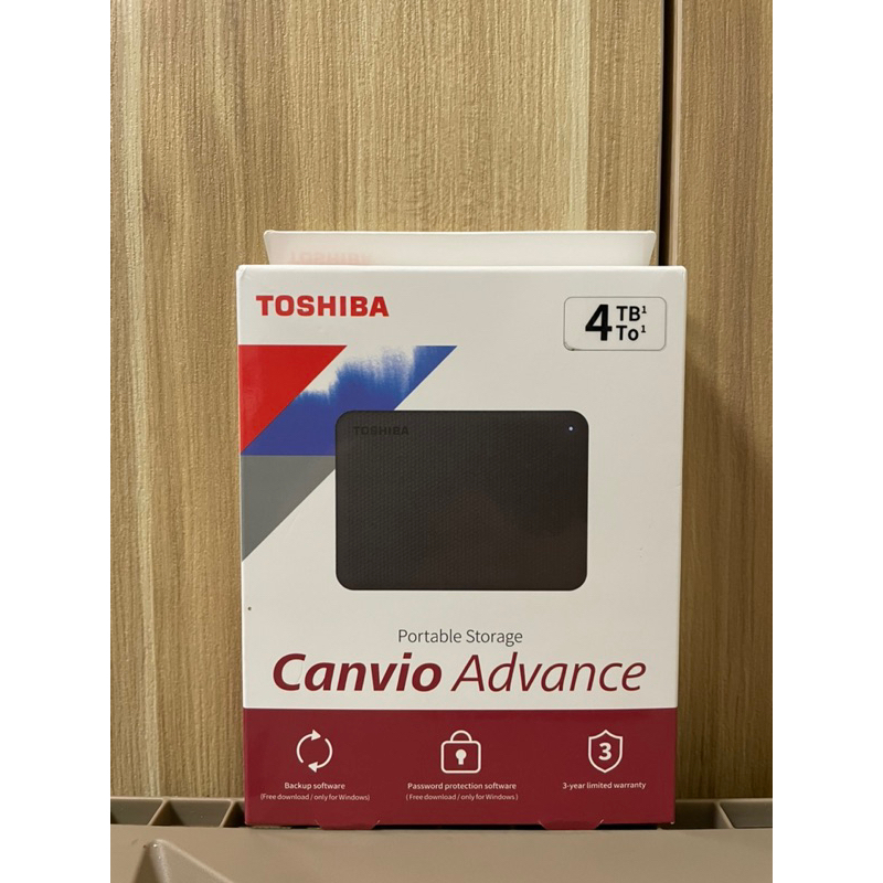 TOSHIBA 東芝 Canvio Advance 4TB 2.5吋 USB3.2 外接式硬碟