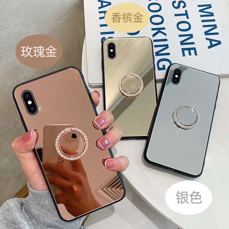 鏡面 IPhone X XS XR XS Max 手機殼 保護殼 防摔 手機套 矽膠軟邊 保護套 全包外殼 後殼 硬殼