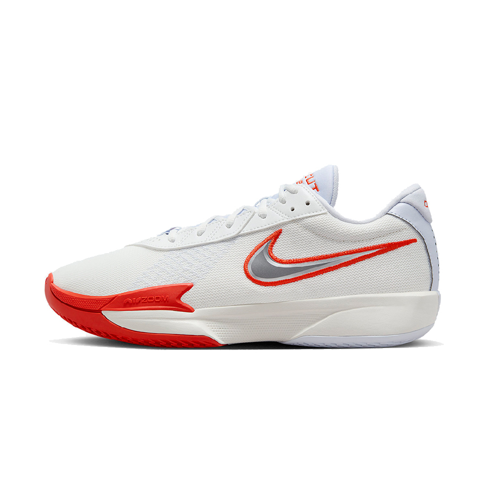 NIKE 籃球鞋 AIR ZOOM G.T. CUT ACADEMY EP 超耐磨  實戰鞋 白紅  FB2598101