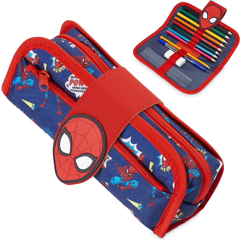 預購🚀空運🚀英國專櫃 Spiderman 蜘蛛人 MARVEL 鉛筆盒 色鉛筆 鉛筆 橡皮擦 尺 文具