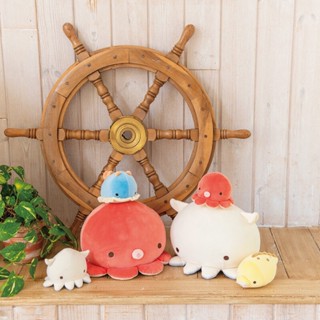 【現貨🌷】海洋生物 玩偶 抱枕 迷你玩偶 日本進口 livheart 白色烏賊 紅章魚 海蛞蝓 海兔 海生館 娃娃