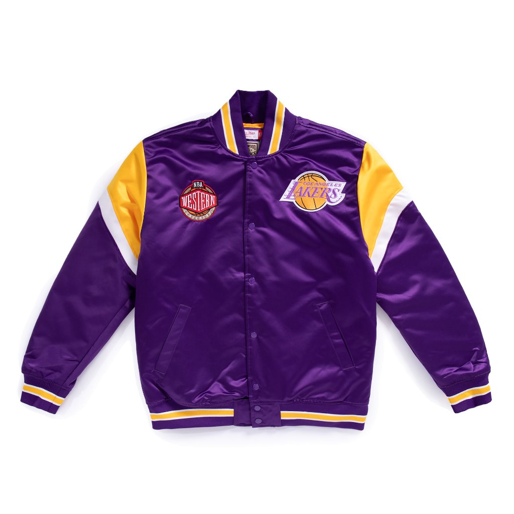 NBA Heavyweight Satin Jacket 重磅緞面夾克 湖人 紫