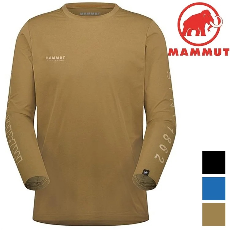 Mammut 長毛象 QD Logo Print LS T-Shirt 男款圓領長袖上衣 1016-01030