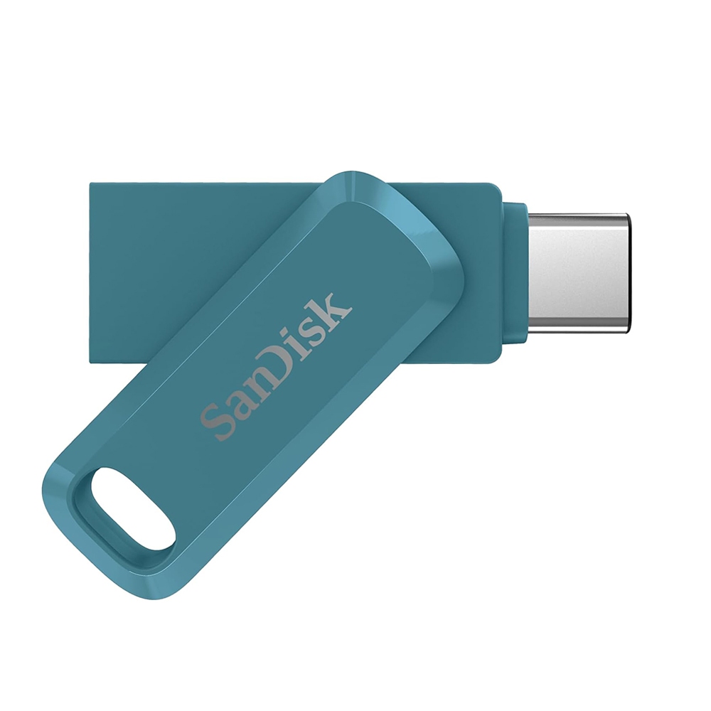 SanDisk OTG TYPE-C 64G/128G/256G 旋轉隨身碟 DDC3 海灣藍 新色