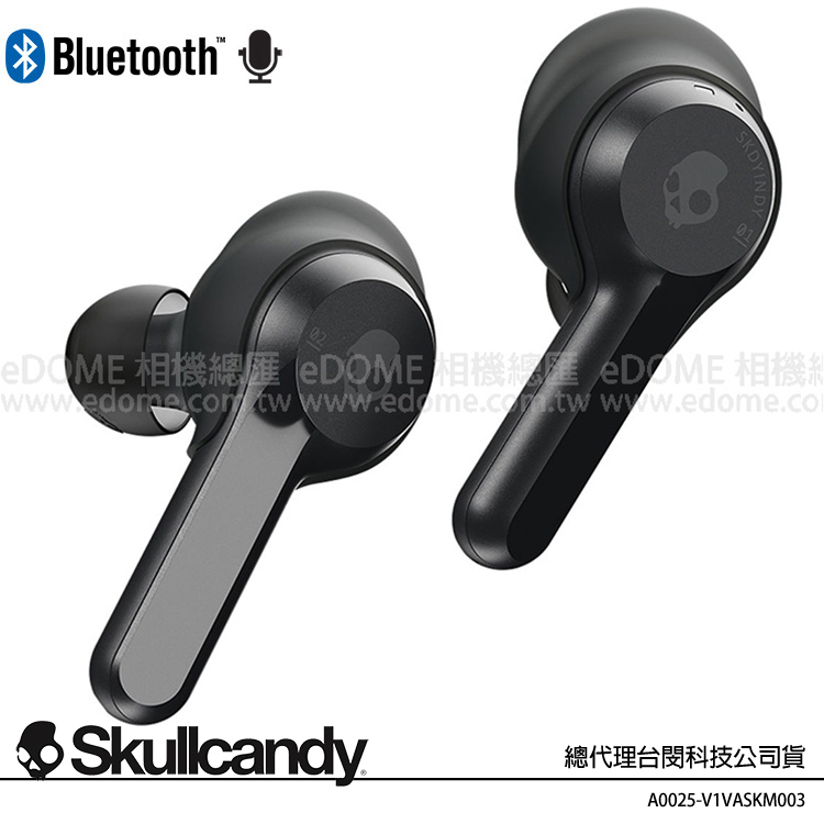 Skullcandy 潮牌骷髏 INDY 真無線 入耳式 無線耳藍牙機 黑色 S2SSW-M003