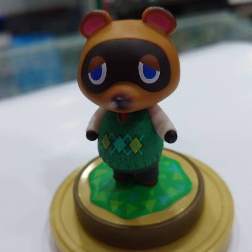 Amiibo 動物森友會 動物之森 動森公仔~狸克~[拆封展示品]序號未使用沒附外盒~